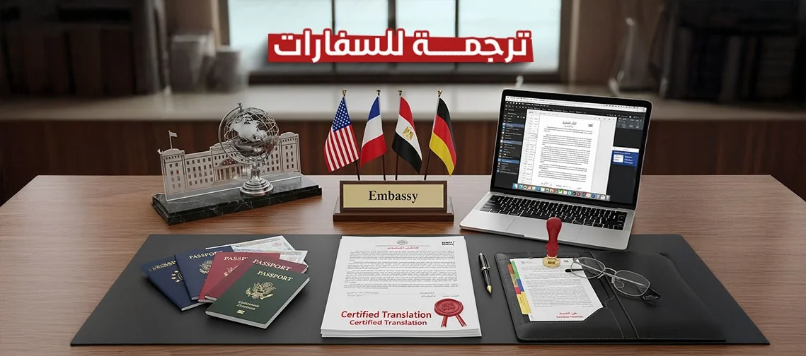 
ترجمة للسفارات: خطواتك الأولى نحو تأشيرة مقبولة ومعتمدة
